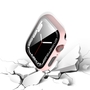 F�r Apple Watch 9 8 7 45mm 2 in 1 Schock TPU Silikon H�lle + Hart Glas