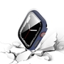 F�r Apple Watch 9 8 7 45mm 2 in 1 Schock TPU Silikon H�lle + Hart Glas