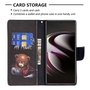 F�r Samsung Galaxy S22 Ultra 5G Kunstleder Handy Tasche Book Motiv 1 Schutz H�lle Case Cover Etui Neu