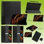 F�r Samsung Galaxy Tab S8 Ultra 3folt Wake UP Smart Cover Schwarz Tablet Tasche Etuis H�lle