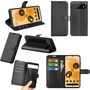 F�r Google Pixel 7 Pro Handy Tasche Wallet Premium Schutz H�lle Case Cover Etuis Neu Zubeh�r Schwarz