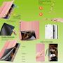 F�r Samsung Galaxy Tab S8 Ultra Tasche Pink H�lle Etuis Design DUX DUCIS Smart Cover Case Schutz Kappe aufstellen  