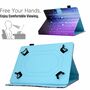 Kunstleder Tablet Cover Tasche Wassertropfen f�r Amazon Fire HD 10 / 10 Plus Blau H�lle Case Etui