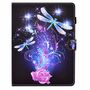 Kunstleder Tablet Cover Tasche Schmetterling f�r Samsung Galaxy Tab A Schwarz H�lle Case Etui
