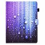 Kunstleder Tablet Cover Tasche Wassertropfen f�r Lenovo Tab M10 Plus 3. Gen Blau H�lle Case Etui