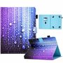 Kunstleder Tablet Cover Tasche Wassertropfen f�r Apple iPad Air 2022 5. Gen Blau H�lle Case Etui