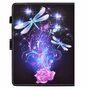 Kunstleder Tablet Cover Tasche Schmetterling f�r Microsoft Surface Go Schwarz H�lle Case Etui