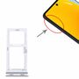 Dual Sim + Micro SD Karten Halter Adapter f�r Samsung Galaxy M52 5G Ersatzteil Zubeh�r Wei�