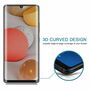 F�r Samsung Galaxy A42 5G 3D LCD Display 0,2 mm H9 Privacy Hart Glas Schwarz Neu
