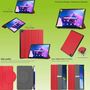 F�r Lenovo M10 Plus 2022 3. Gen 10.6 Zoll 3folt Wake UP Smart Cover Rot Tasche Etuis H�lle 