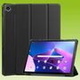 Fr Lenovo M10 Plus 2022 3. Gen 10.6 Zoll 3folt Wake UP Smart Cover Schwarz Tasche Etuis Hlle 