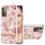F�r Nokia G21 / G11 Silikon Case TPU mit Ring Flower Motiv 5 Schutz H�lle Cover