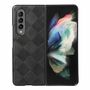 F�r Samsung Galaxy Z Fold4 5G Waben Design Hart Cover Handy Tasche H�lle Etuis Schwarz