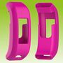 F�r Garmin Vivosmart HR Hochwertiges Kunststoff / Silikon Uhr Watch Smart Sport H�lle Pink 