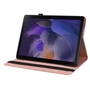 F�r Samsung Galaxy Tab A8 10.5 2021 Design Muster Rose Gold Kunstleder H�lle Cover Tablet Tasche Neu