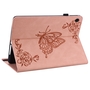 F�r Samsung Galaxy Tab A8 10.5 2021 Design Muster Rose Gold Kunstleder H�lle Cover Tablet Tasche Neu