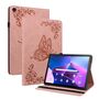 F�r Lenovo Tab M10 Plus 10.6 Design Muster Rose Gold Kunstleder H�lle Cover Tablet Tasche Neu