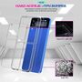 F�r Samsung Galaxy Z Flip4 5G Shockproof Kunststoff / Silikon Case TPU Schutz Transparent Handy H�lle Cover