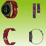 F�r Garmin und Huawei Nylon Silikon Ersatz Uhr Watch Ersatz Armband Sport Design