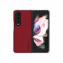 F�r Samsung Galaxy Z Fold4 5G Kunstleder / Kunststoff Handy Tasche H�lle Etuis Rot