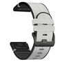 F�r Garmin Fenix 6X / 6X Pro Kunstleder / Silikon Armband-Schutz Watch Uhr Grau Ersatz Arm Band