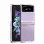 F�r Samsung Galaxy Z Flip4 5G Design 3teilig Hart Cover Handy Tasche H�lle Etuis Transparent