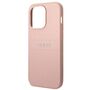 Guess Saffiano Strap Collection Apple iPhone 14 Pro Max Hard Case Cover Schutzh�lle Pink