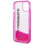 Karl Lagerfeld Hard Case Liquid Glitter Elong Apple iPhone 14 Case Schutzh�lle Pink