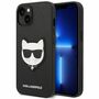 Karl Lagerfeld Schutzh�lle f�r Apple iPhone 14 Plus Schwarz Saffiano Ikonik H�lle Case Cover Etui