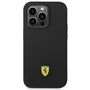 Ferrari Silikon Metal Logo Magsafe H�lle f�r Apple iPhone 14 Pro Max