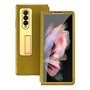 Samsung Galaxy Z Fold4 5G Galvanik Linsenrahmen + Hart Glas Handy Tasche H�lle Etuis Gold