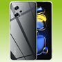F�r Xiaomi Poco X4 GT 5G Silikoncase TPU Schutz Transparent Handy Tasche H�lle Cover Etuis