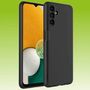 Fr Samsung Galaxy A13 5G / A04S Silikoncase TPU Schutz Schwarz Handy Tasche Hlle Cover Etui Zubehr Neu 