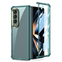 F�r Samsung Galaxy Z Fold4 5G 360 Grad Schock Vollschutz Cover Handy Tasche H�lle Etuis Gr�n
