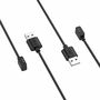 Ladekabel Charging Cable fr Xiaomi Mi Band 7 Pro / Redmi Watch 2 Schwarz 55cm 