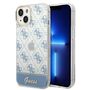 Guess 4G Pattern Script Collection Hardcase H�lle Cover f�r Apple iPhone 14 Plus Blau