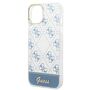 Guess 4G Pattern Script Collection Hardcase H�lle Cover f�r Apple iPhone 14 Plus Blau