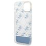 Guess 4G Pattern Script Collection Hardcase H�lle Cover f�r Apple iPhone 14 Plus Blau