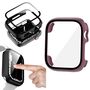 F�r Apple Watch Series 9 8 7 41mm / 6 SE 5 4 40mm 2 in 1 H�lle + Glas