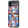 F�r Samsung Galaxy Z Flip4 5G Design Kunststoff Handy Tasche H�lle Etuis Muster