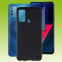 F�r Wiko Power U30 Silikoncase TPU Schutz Schwarz Handy Tasche H�lle Cover Etui Zubeh�r Neu 