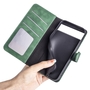 F�r Google Pixel 7 Pro Design Handy Tasche Wallet Premium Gr�n Schutz H�lle Case Cover Etuis Neu Zubeh�r
