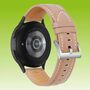 F�r Samsung Galaxy Watch FE 6 5 4 Normal Pro Classic Gr��en Kunstleder Armband