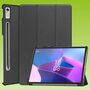 F�r Lenovo Tab P11 Pro 2. Gen 11.2 Zoll 3folt Wake UP Smart Cover Schwarz Tasche Etuis H�lle