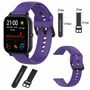 F�r Amazfit GTS4 Mini / GTR Mini Uhr Kunststoff / Silikon Armband Gr��e S Frauen Ersatz Arm Band Lila