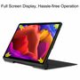 F�r Lenovo Yoga Pad Pro 13 Zoll YF K606F Design 3folt Wake UP Smart Cover Schwarz Tasche Etuis H�lle