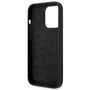 BMW Silicone Metal Logo Apple iPhone 14 Pro Hard Case Cover Schwarz