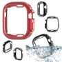 F�r Apple Watch Ultra 1 + 2 49mm 2 in 1 H�lle TPU Cover + PET Folie