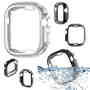 TPU f�r Apple Watch Series 12 42mm Electroplated Full Cover Silber
