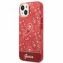 GUESS Schutzh�lle f�r Apple iPhone 14 Plus Cover Etui Hardcase Bandana Paisley Rot